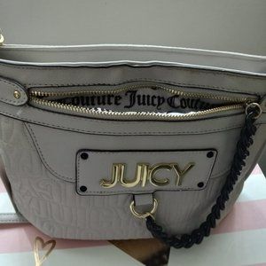 Juicy Couture Crossbody Shoulder Gray Medium Size Handbag